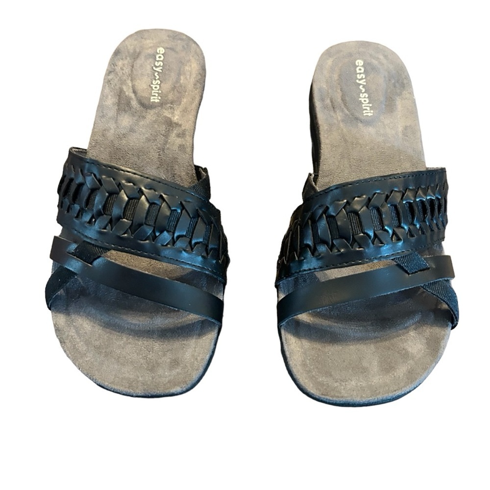 Easy Spirit Womens Linley3 Slide Sandals Black Size 6.5
